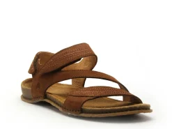 El Naturalista PANGLAO 5810 Marron Sandales Plates Femme