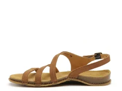 El Naturalista PANGLAO N5811 Marron Sandales Plates Femme