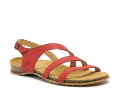 El Naturalista PANGLAO N5811 Rouge Sandales Plates Femme