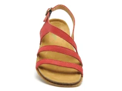 El Naturalista PANGLAO N5811 Rouge Sandales Plates Femme
