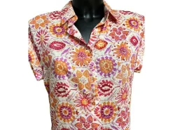 Emma Ella Chemisier Orange N6170 14 Chemisiers et Tuniques Femme