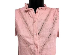 Emma Ella Chemisier Rose N6304 Chemisiers et Tuniques Femme