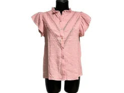 Emma Ella Chemisier Rose N6304 Chemisiers et Tuniques Femme
