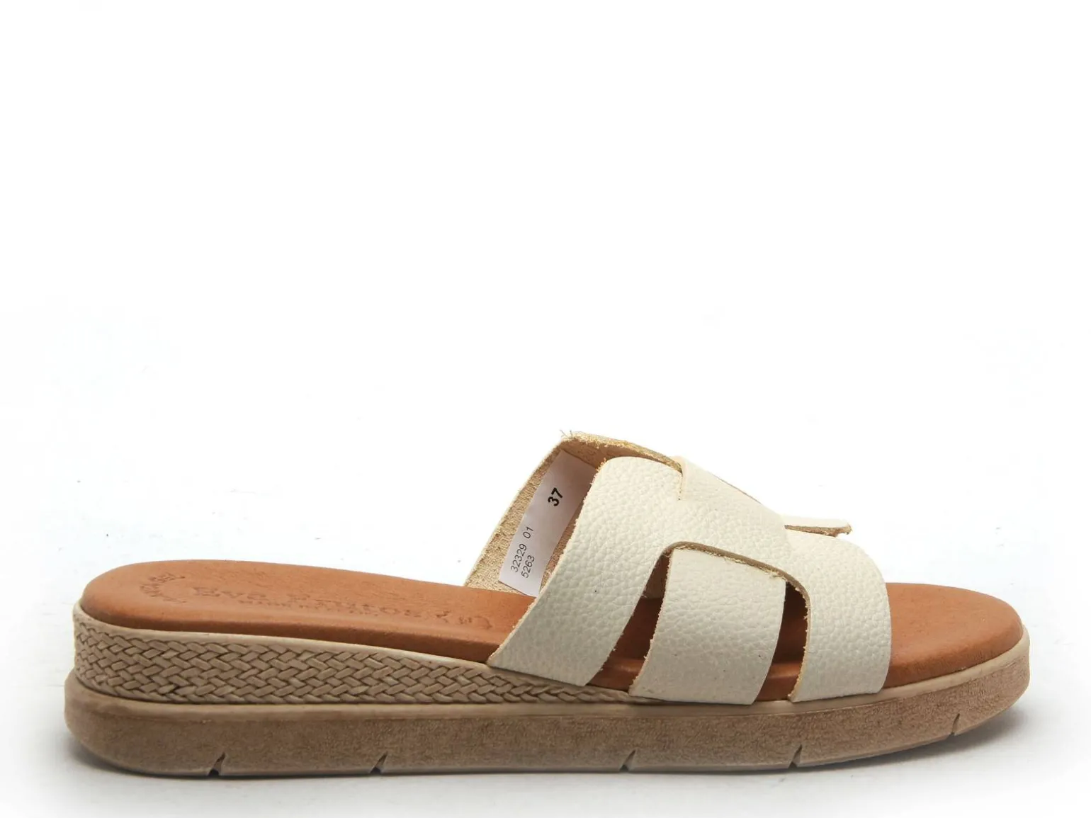 Eva Frutos 5263 Beige Mules et Sabots Plats Femme