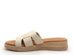 Eva Frutos 5263 Beige Mules et Sabots Plats Femme