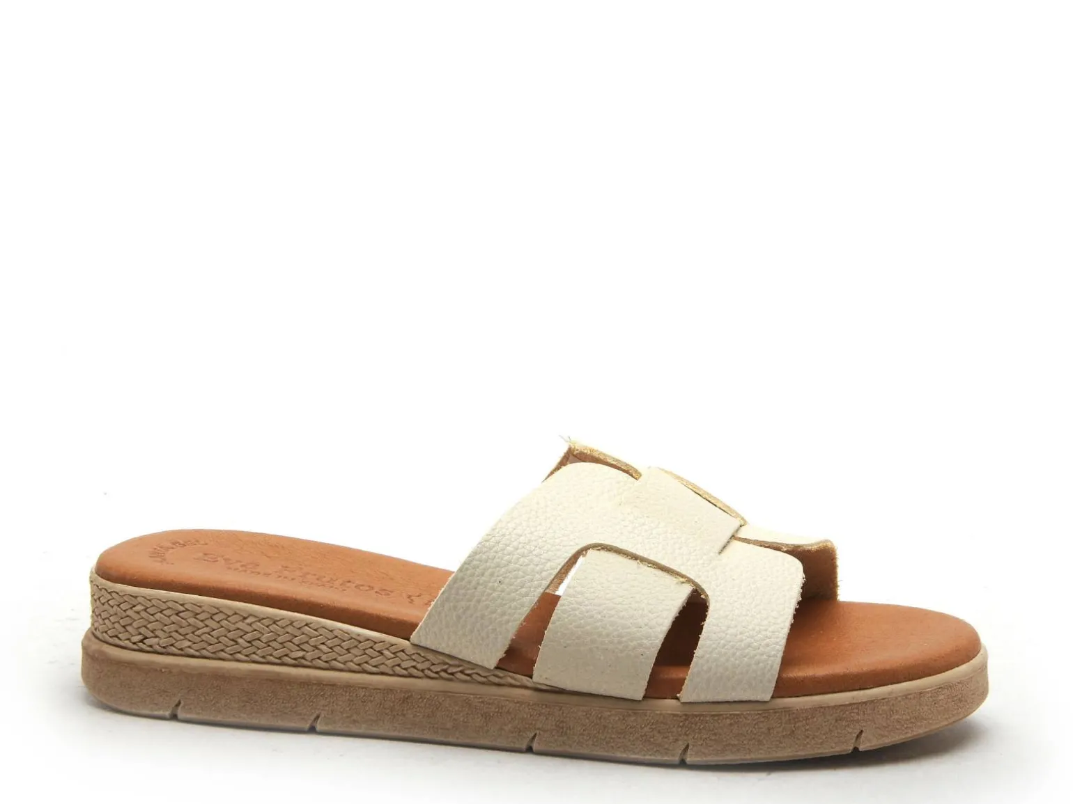 Eva Frutos 5263 Beige Mules et Sabots Plats Femme