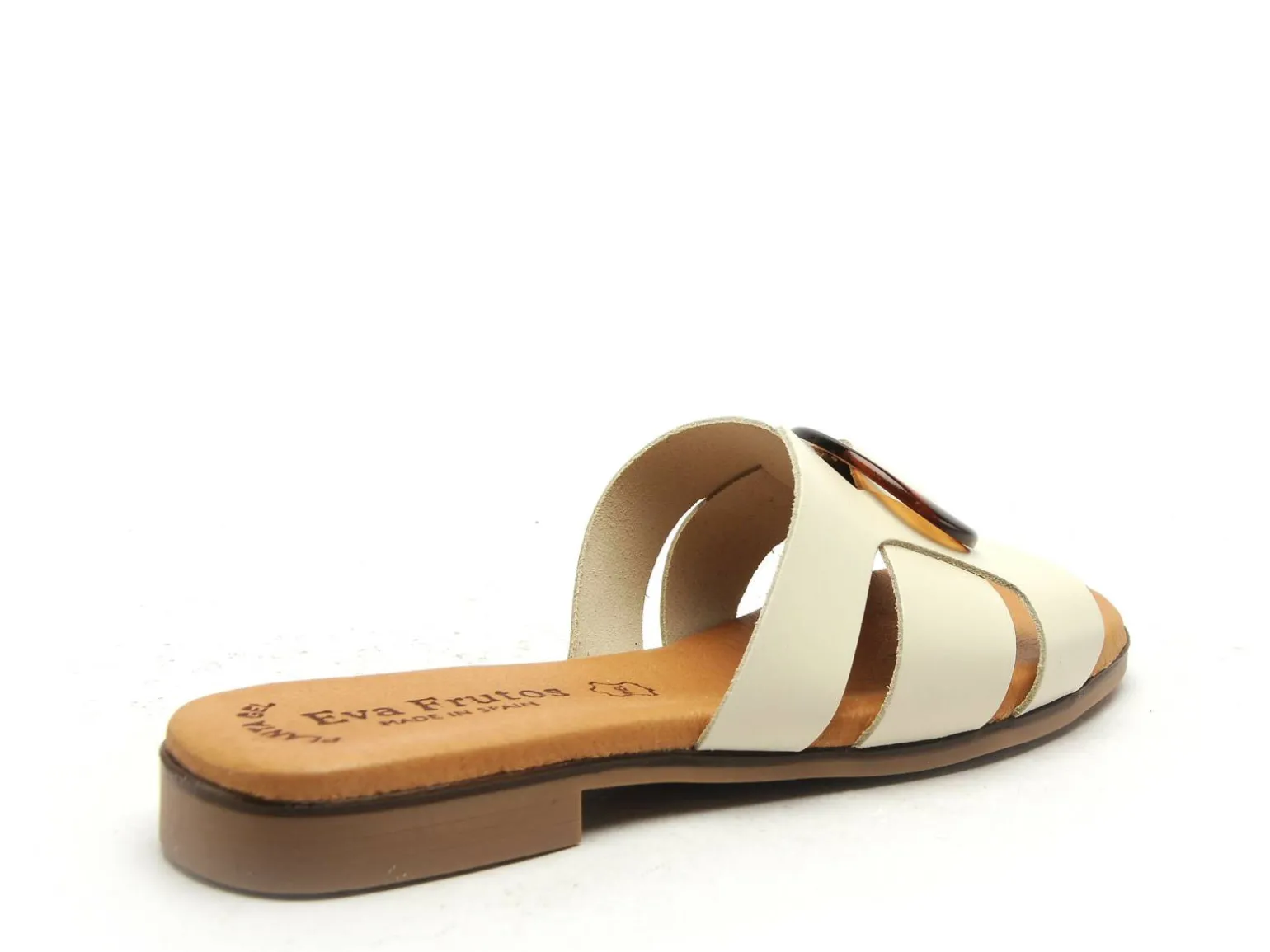 Eva Frutos 3054 Beige Mules et Sabots Plats Femme