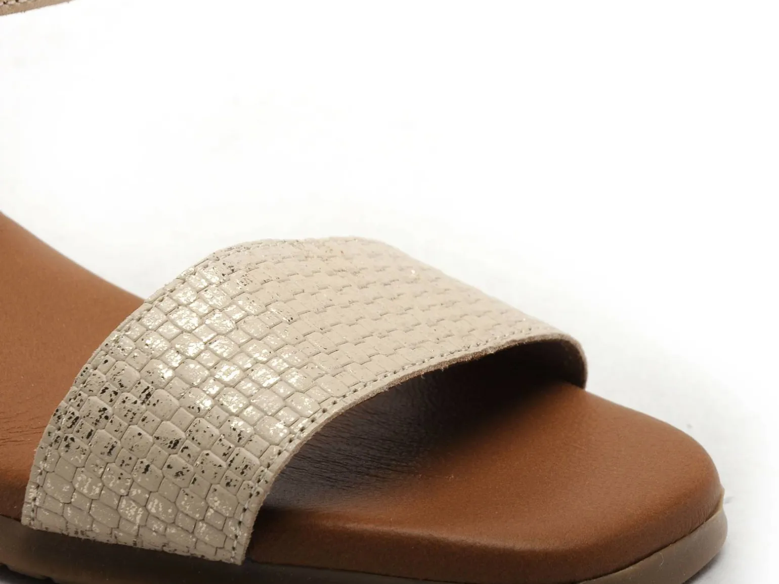 Eva Frutos 3490 Beige Sandales à Talons Femme