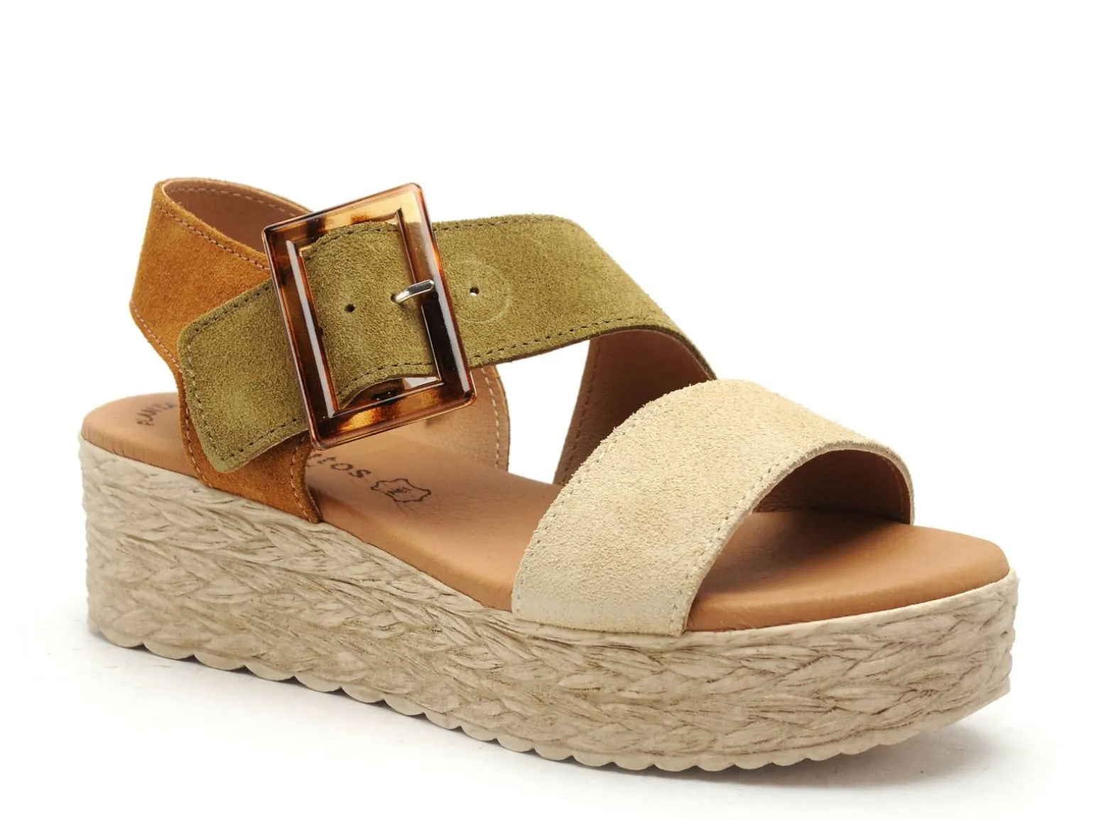 Eva Frutos 718 Beige Sandales à Talons Femme