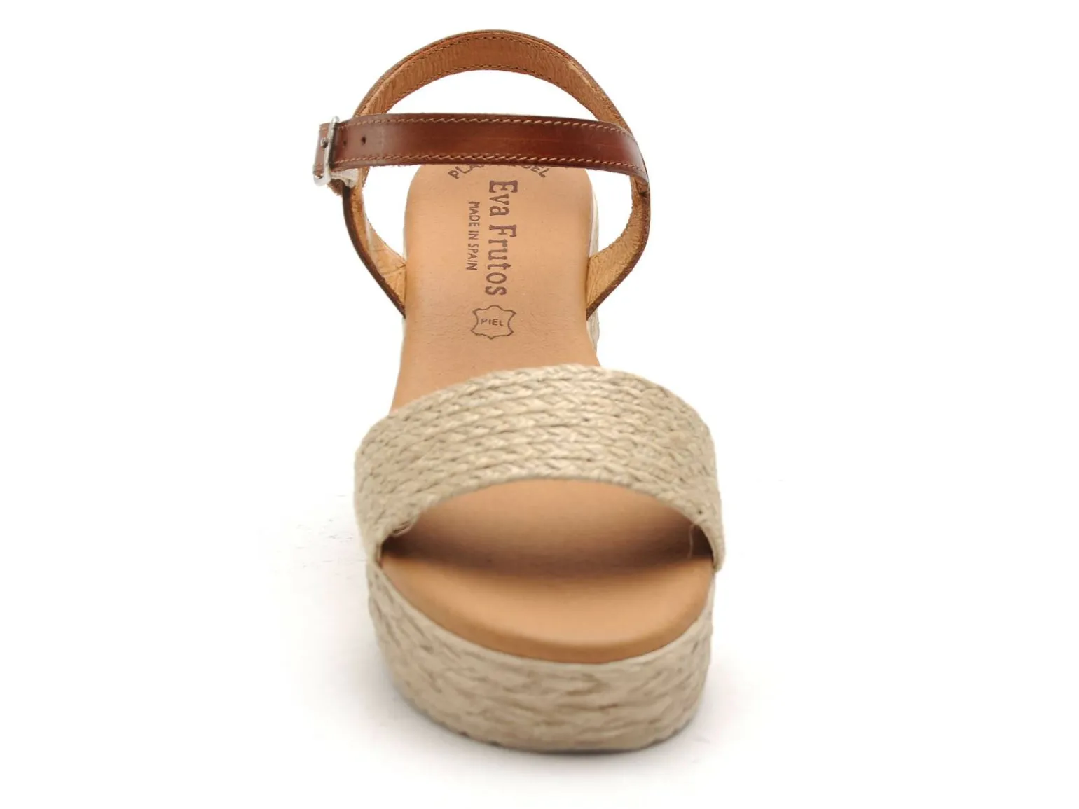 Eva Frutos 791 Beige Sandales à Talons Femme