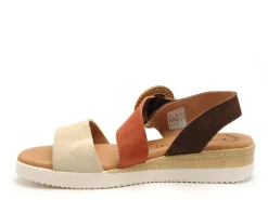 Eva Frutos 4220 Beige Sandales à Talons Femme