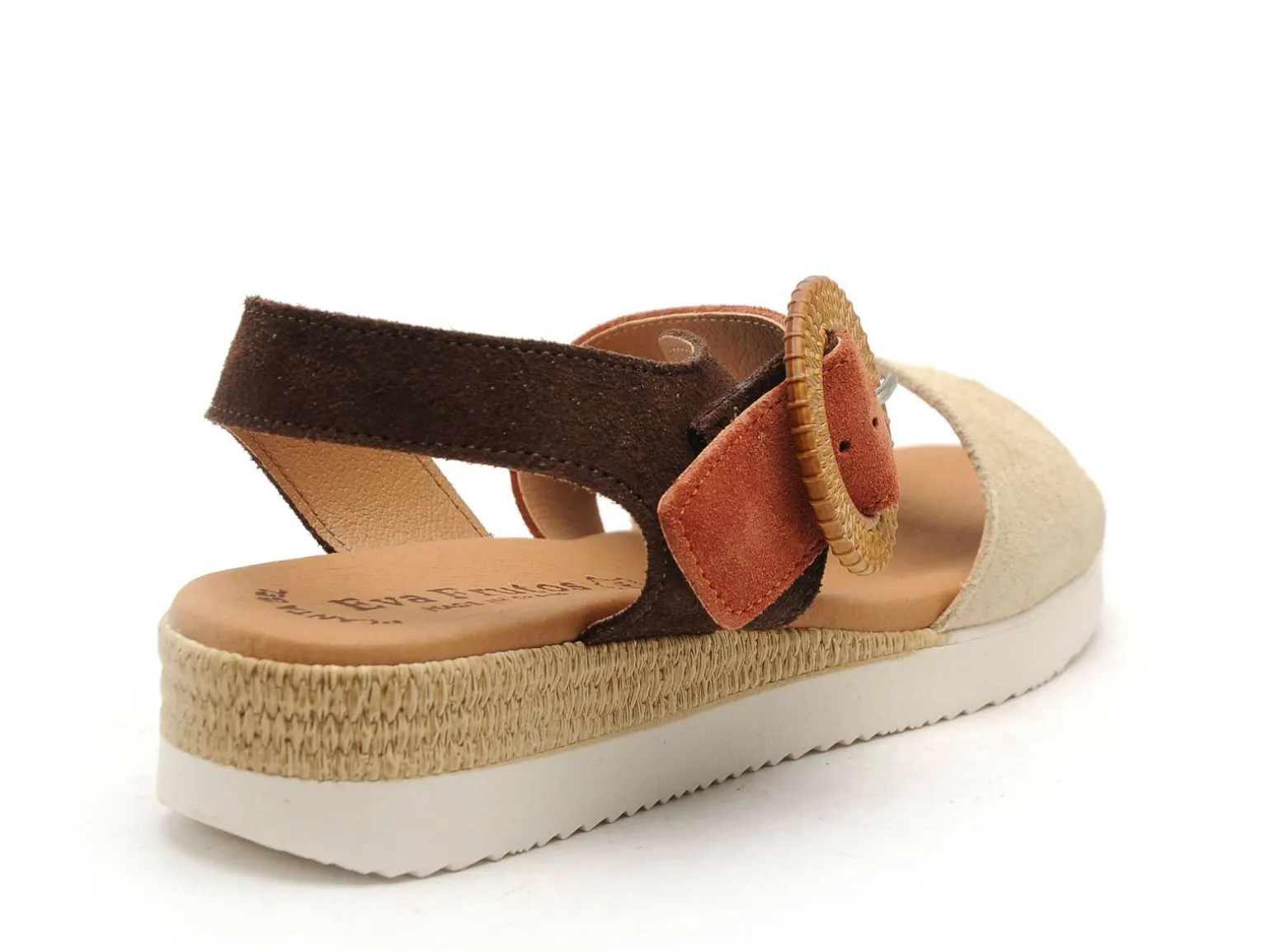 Eva Frutos 4220 Beige Sandales à Talons Femme