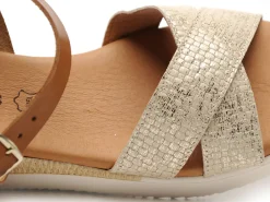 Eva Frutos 4278 Beige Sandales à Talons Femme