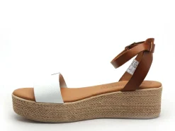 Eva Frutos 5352 Blanc Sandales à Talons Femme