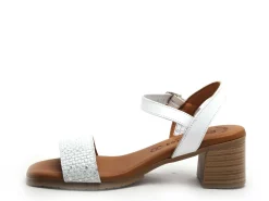 Eva Frutos 3490 Blanc Sandales à Talons Femme