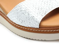 Eva Frutos 569 Blanc Sandales à Talons Femme