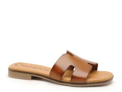 Eva Frutos 3053 Marron clair Mules et Sabots Plats Femme