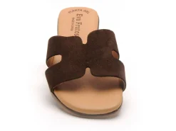 Eva Frutos 3053 Marron Mules et Sabots Plats Femme