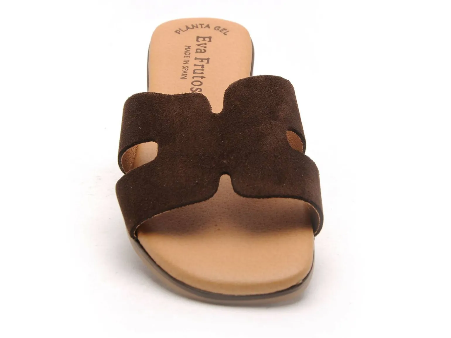 Eva Frutos 3053 Marron Mules et Sabots Plats Femme