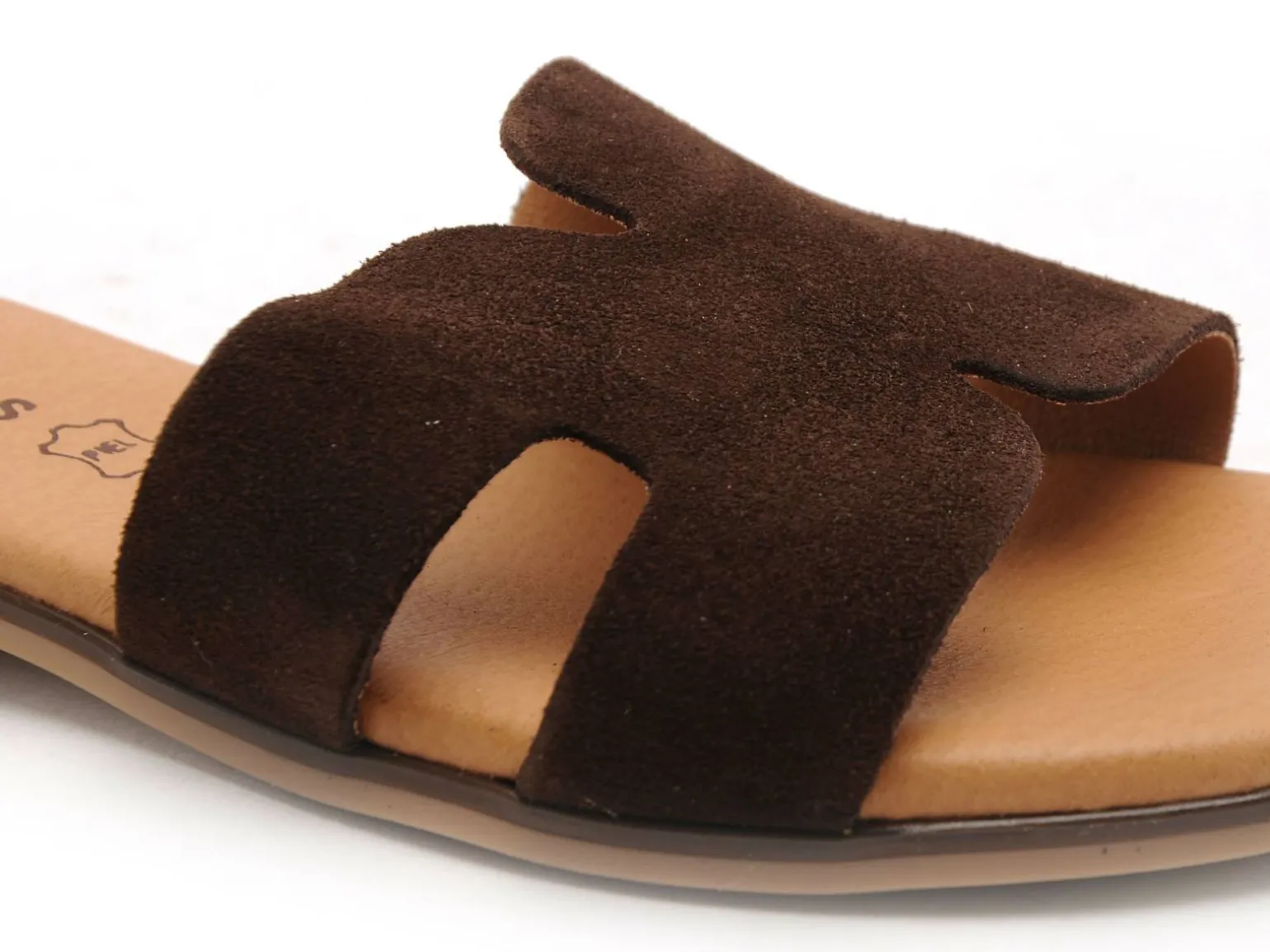 Eva Frutos 3053 Marron Mules et Sabots Plats Femme