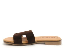 Eva Frutos 3053 Marron Mules et Sabots Plats Femme