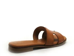 Eva Frutos 3053 Marron Mules et Sabots Plats Femme