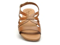 Eva Frutos 3060 Marron Sandales Plates Femme
