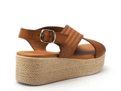 Eva Frutos 5314 Marron Sandales à Talons Femme
