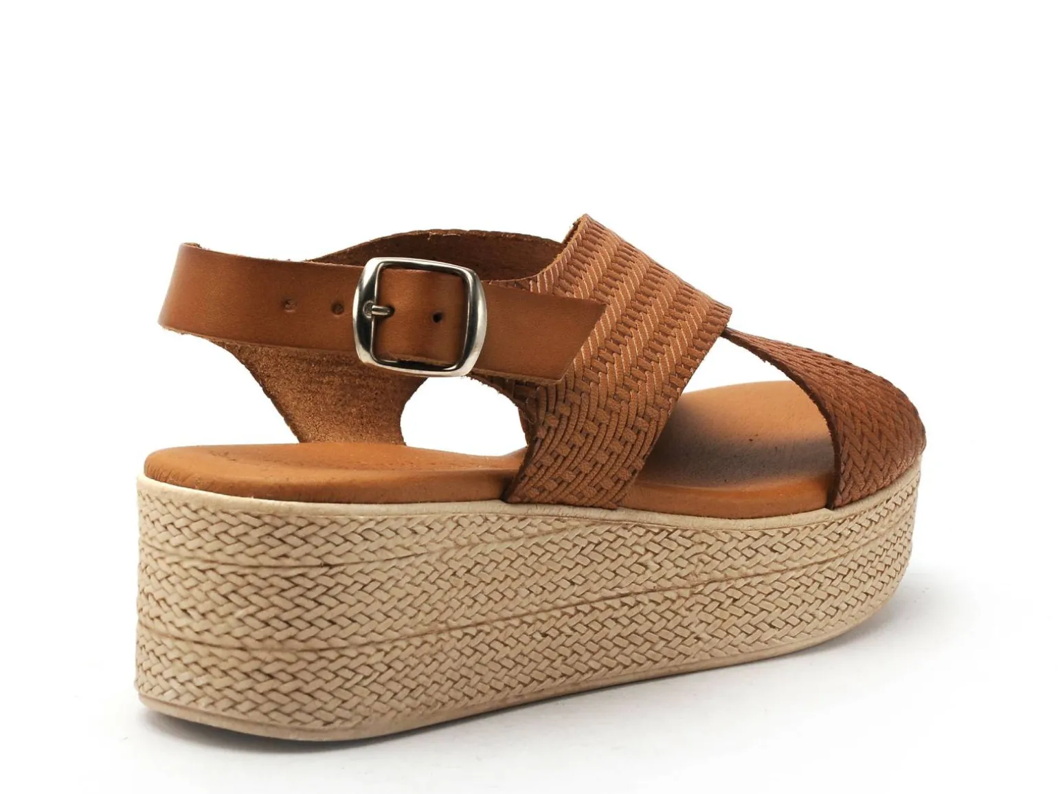 Eva Frutos 5314 Marron Sandales à Talons Femme