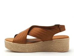 Eva Frutos 5314 Marron Sandales à Talons Femme