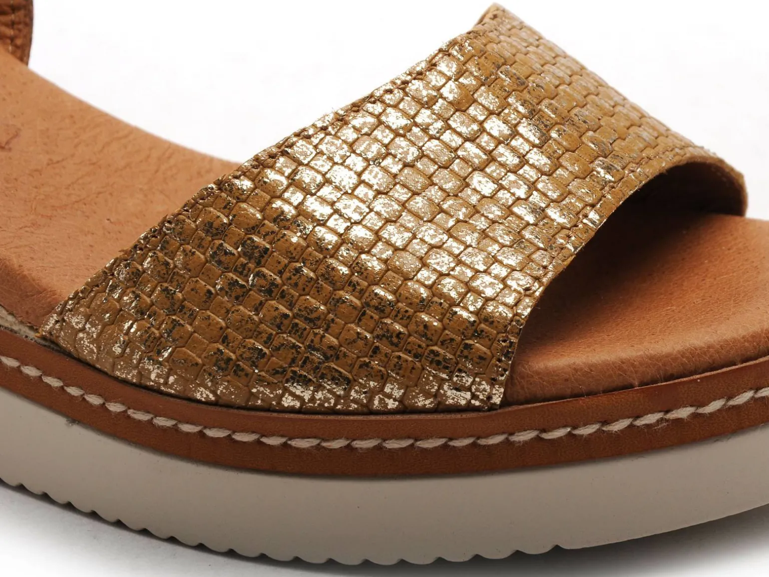 Eva Frutos 569 Marron Sandales à Talons Femme