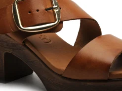 Eva Frutos 5620 Marron Sandales à Talons Femme