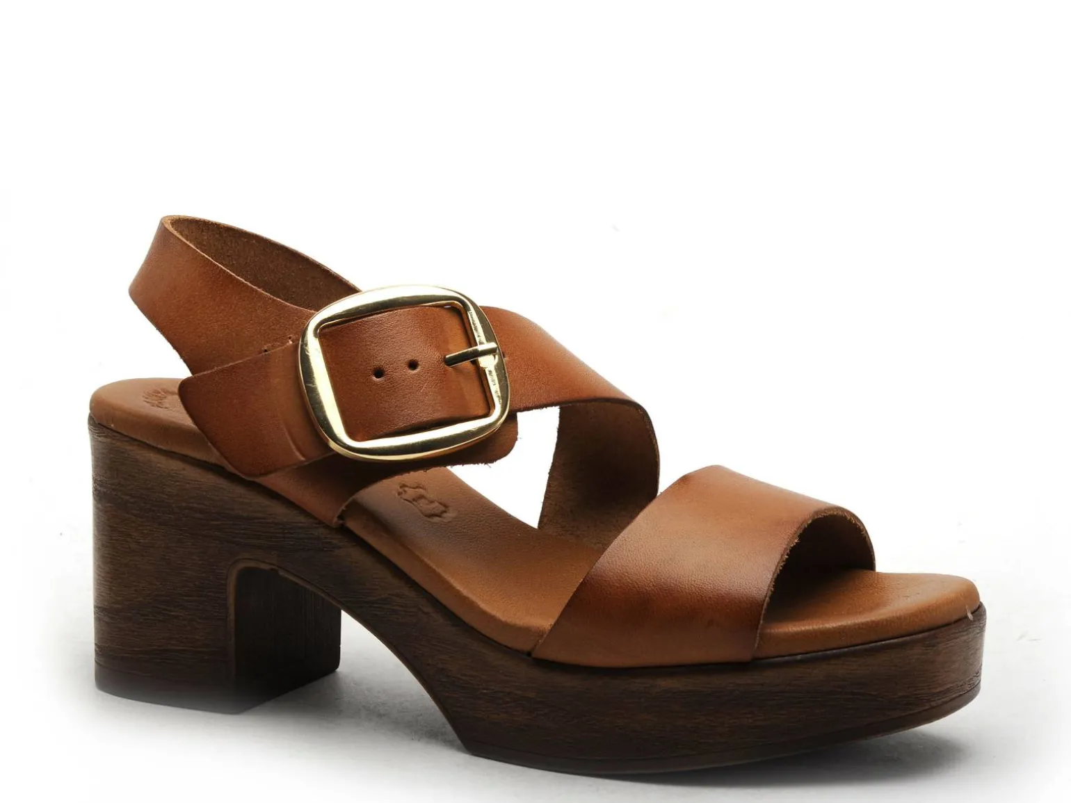 Eva Frutos 5620 Marron Sandales à Talons Femme