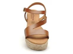 Eva Frutos 742 Marron Sandales à Talons Femme