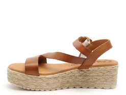 Eva Frutos 742 Marron Sandales à Talons Femme