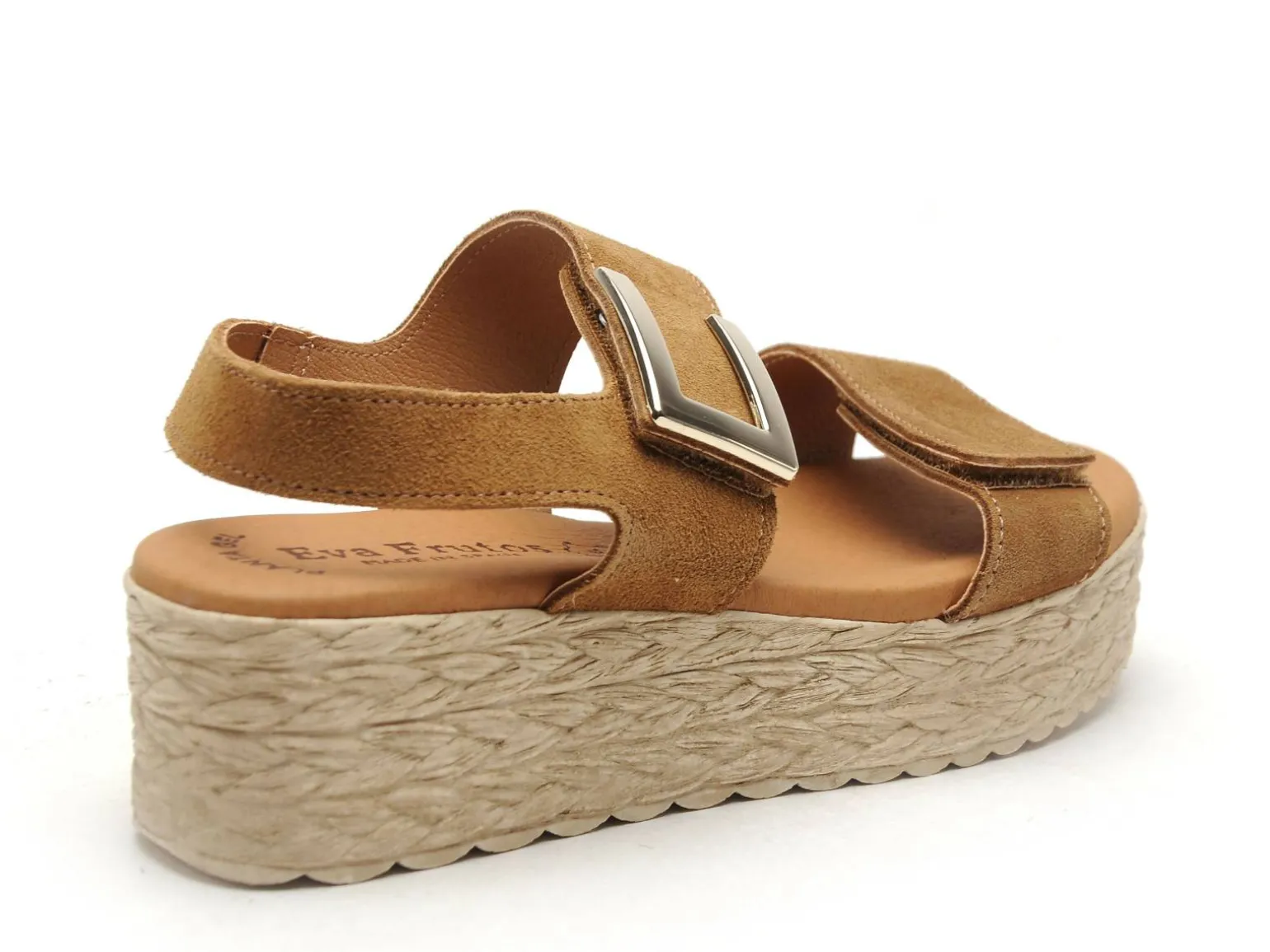 Eva Frutos 724 Marron Sandales à Talons Femme