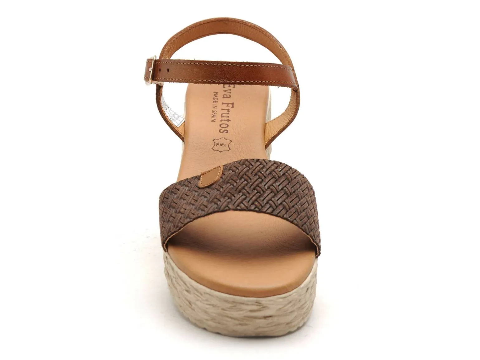 Eva Frutos 791 Marron Sandales à Talons Femme