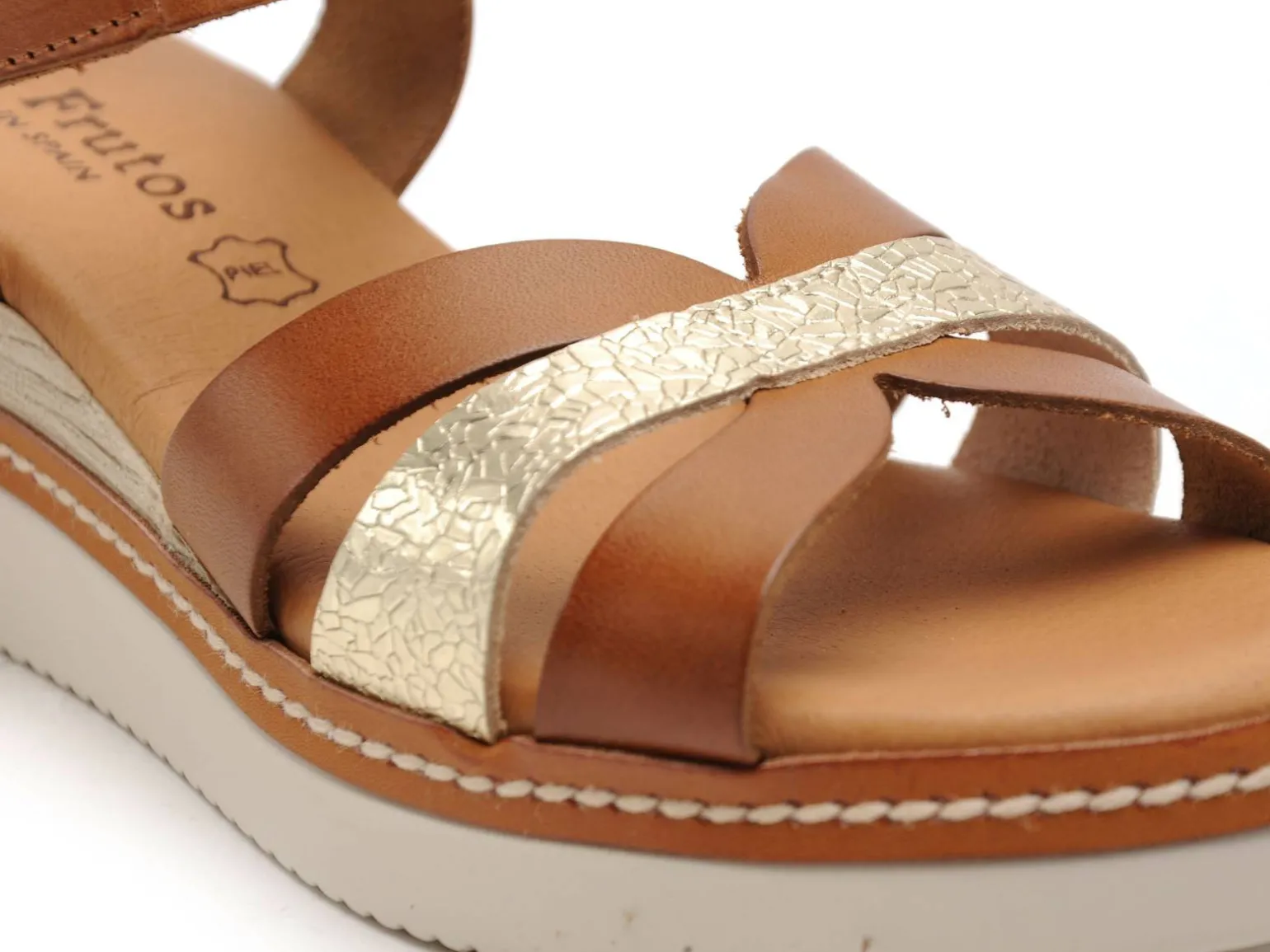 Eva Frutos 550 Marron Sandales à Talons Femme