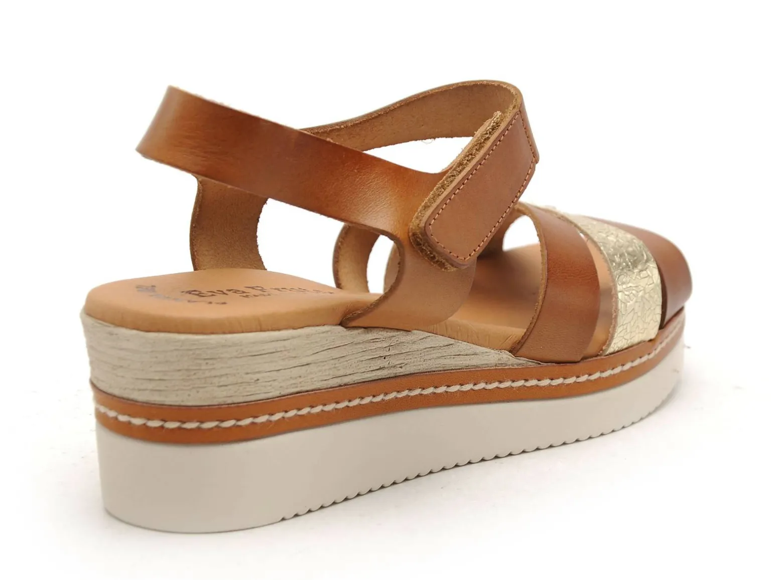 Eva Frutos 550 Marron Sandales à Talons Femme