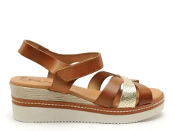 Eva Frutos 550 Marron Sandales à Talons Femme