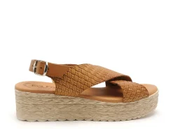 Eva Frutos 714 Marron Sandales à Talons Femme