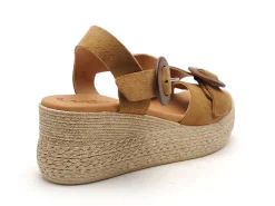 Eva Frutos 3777 Marron Sandales à Talons Femme