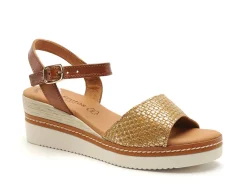Eva Frutos 569 Marron Sandales à Talons Femme