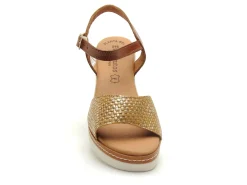 Eva Frutos 569 Marron Sandales à Talons Femme