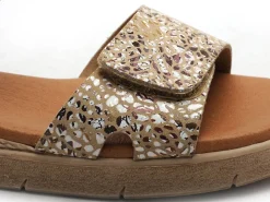 Eva Frutos 5265 MULTI Beige Sandales à Talons Femme