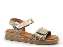 Eva Frutos 5265 MULTI Beige Sandales à Talons Femme