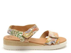 Eva Frutos 4265 Multicolore Sandales Plates Femme