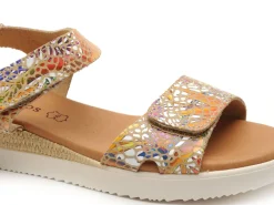 Eva Frutos 4265 Multicolore Sandales Plates Femme