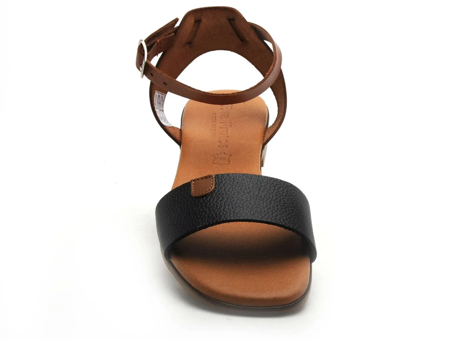 Eva Frutos 3052 Noir Sandales Plates Femme