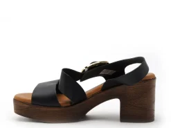 Eva Frutos 5620 Noir Sandales à Talons Femme